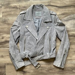 GREY women’s suede jacket